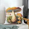 Fantasy Pilz Pflanze Blume Muster Kissenbezug Zuhause Wohnzimmer Sofa Dekoration Quadratisch