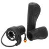 Accélérateur à demi-torsion - Cikonielf - 20X - Compatible Bafang - Caoutchouc antidérapant - Noir