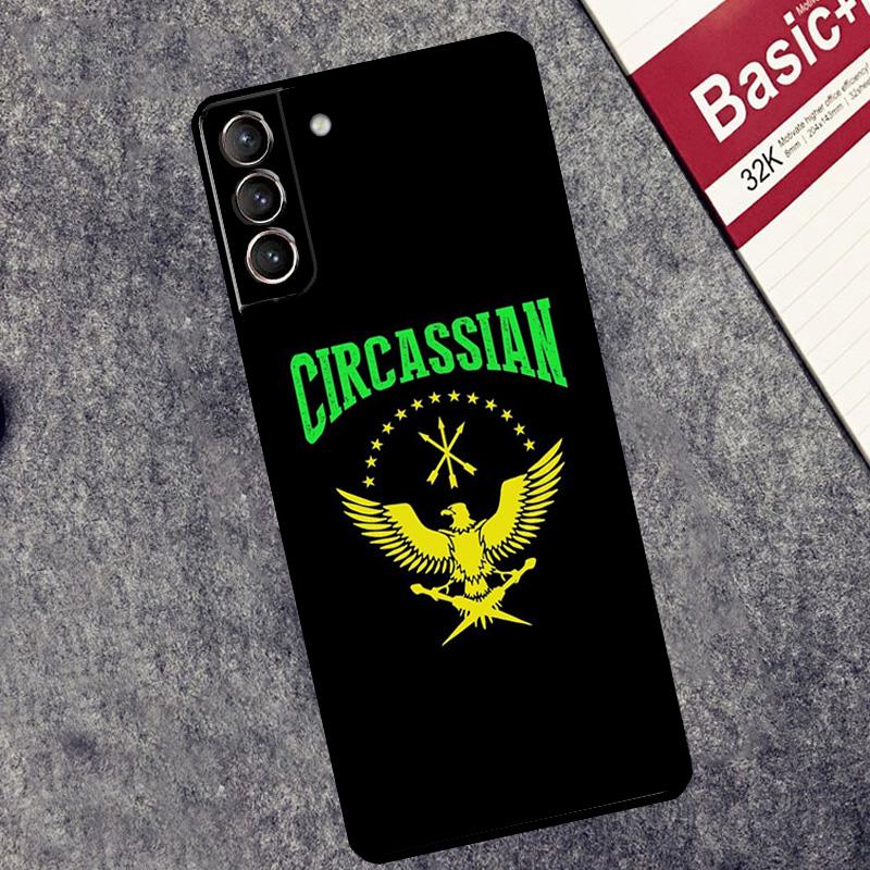 

Circassian Flag Case For Samsung Galaxy S26 S25 S24 Ultra S20 FE S21 S22 S23 Plus S10 S25 FE Cover Couqe Galaxy S25 FE