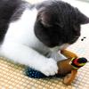 Interactive Toy for Cats Cute Plush Birds Toy Plush Birds Shape with Realistic Bird Sounds for Cats Alone Exercise