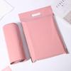 Large Pink Waterproof PE Express Bag for Clothing - Thickened, Colored, Eco-Friendly, High Capacity, and Durable for Transportation
