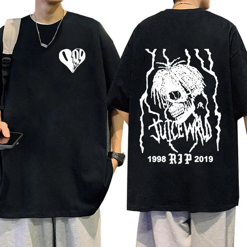 Rapper Juice Wrld 999 Short T Shirt Men's Women's Letter Printed Tshirts Y2k Casual Fashion Sportswear Summer Quick Dry Clothing