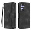 For Samsung Galaxy A54 5G Leather Case Wallet Stand Smile Imprinted Phone Cover with Strap
