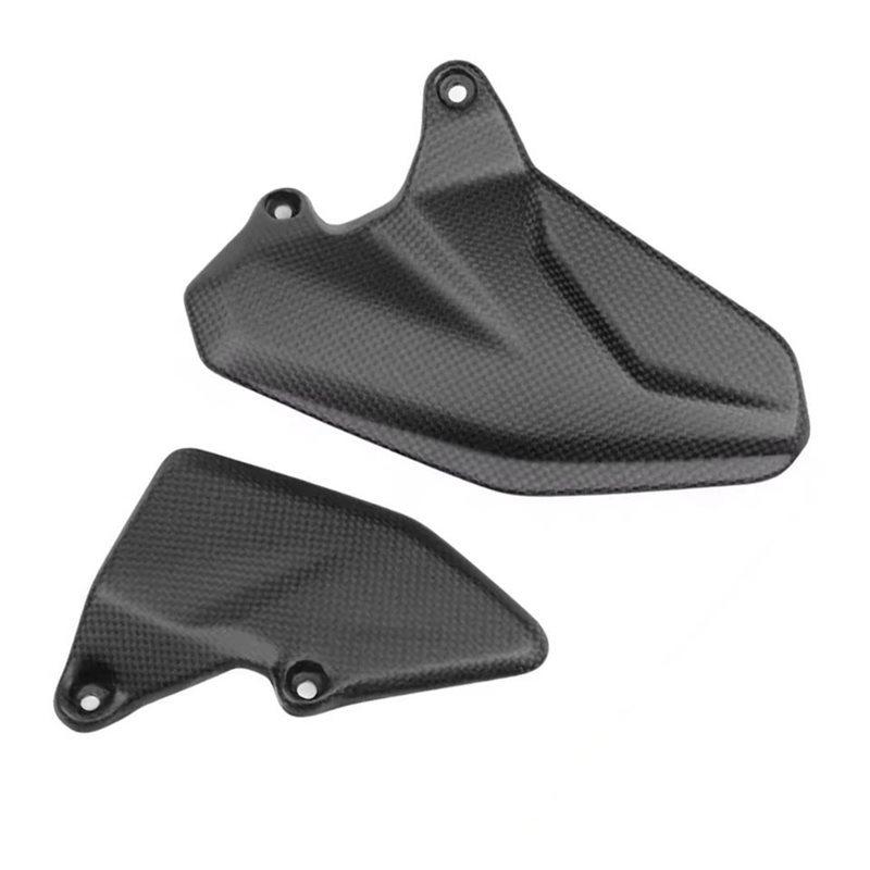 Precise For DUCATI Multistrada V4 V4S Pikes Peak 2021-2024 Carbon Fiber Heel Guard Protectors Foot Plates Motorcycle Fairing A