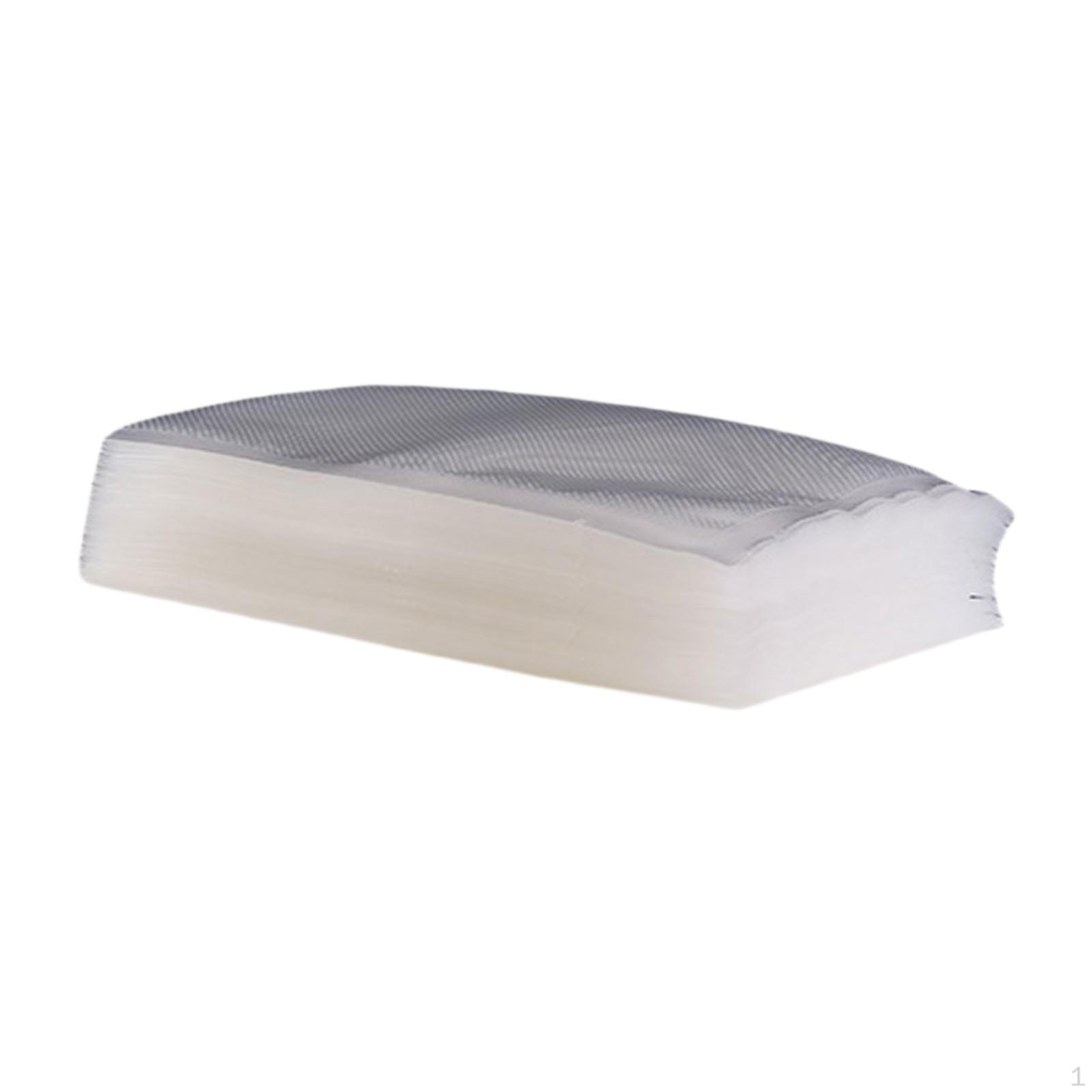 

100 штук Вакуумный пакет для хранения с герметичной застежкой Пакеты для еды Сверхпрочные Многоцелевые Непротекаемые Многоразовые 12x20cm