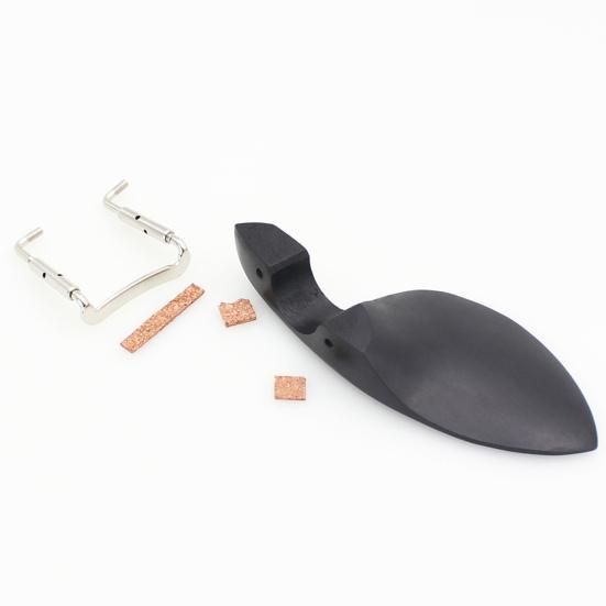 Comfortable Violin Chinrest with Standard Bracket Metal Reduce Fatigue Violin Chinrest Replacement