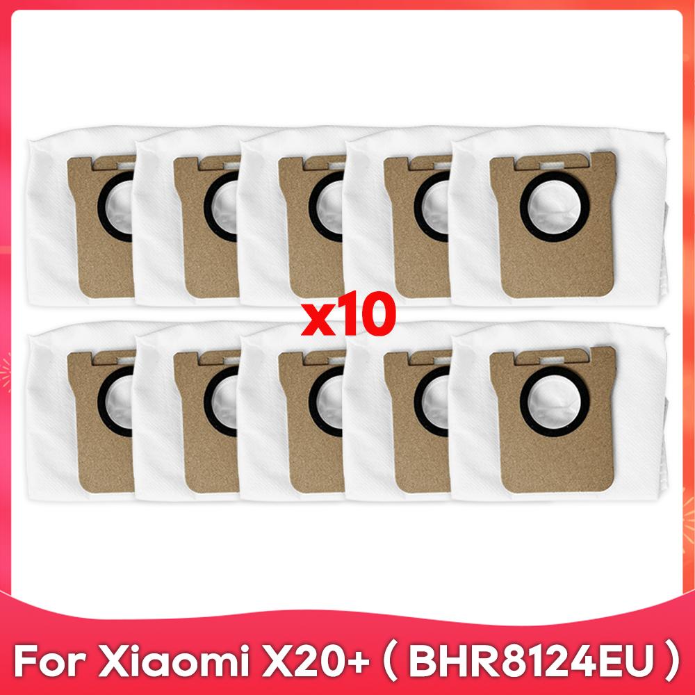 Fit For ( Xiaomi X10+ / X20+ / X20 Plus / BHR8124EU ) Accessory Part Main Side Brush Mop Dust Bag Filter Robot Vacuums Kit