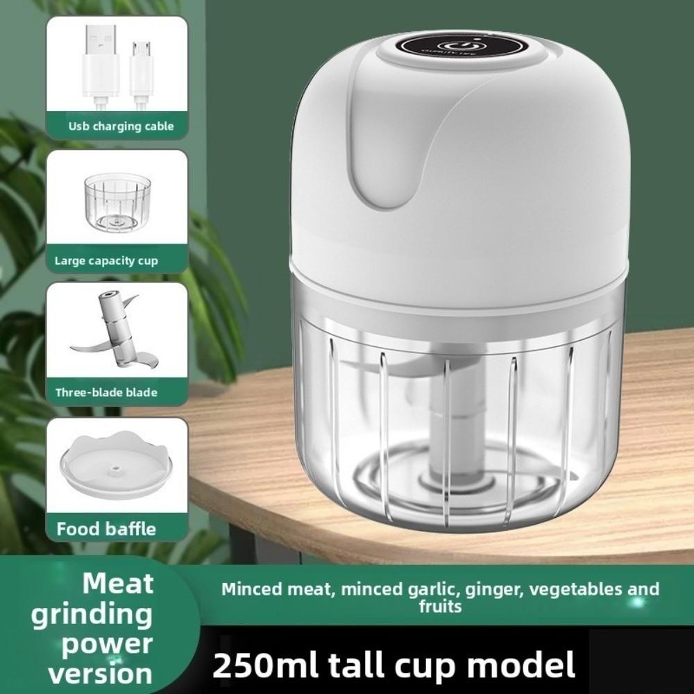 Vegetable Crusher Mini Food Chopper Wireless USB Meat Grinder Electric Garlic Chopper Kitchen