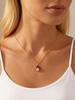 Cute Ladybug Pendant for Women Girls Red Beetle Zircon Necklaces Delicate Cubic Zirconia Sweet Animal Accessories Gifts