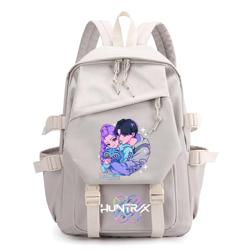 Anime Cute K-pop Demon Hunters Printed Backpack for Teenager Boy Gril Schoolbag Children Student Bookback Women Waterproof Travel Bag Kid Gift Mochila