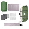 Family Tent with Porch 9 Person Capacity Green Waterproof