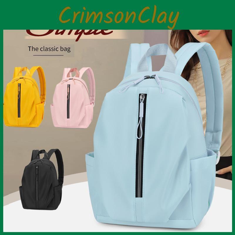 Student Fashion Casual Backpack Breathable Material Zipper Closure For Commuting