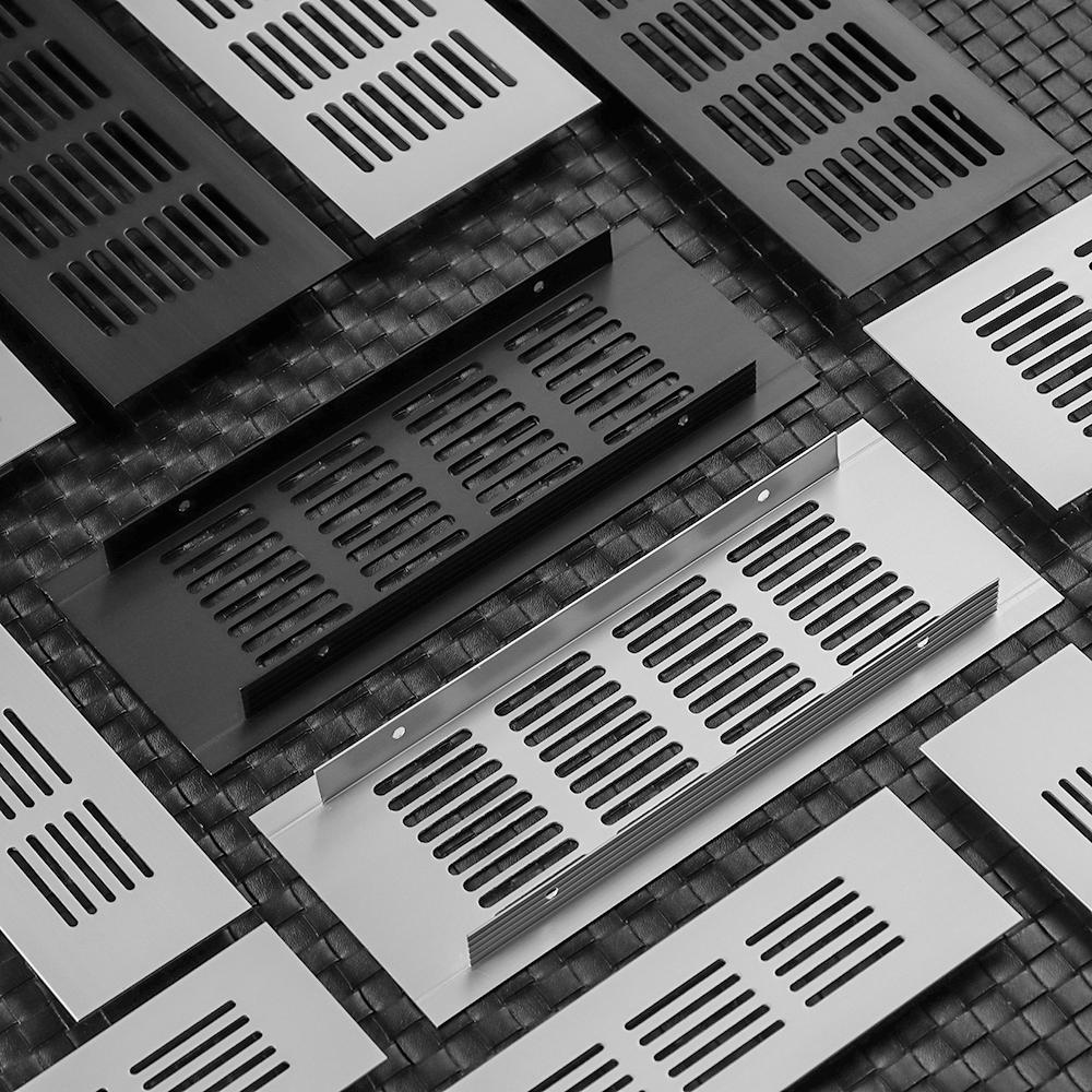 8 Sizes Aluminum Alloy Cabinet Air Vent Ventilator Grille Decor Cover Closet Shoe Wardrobe Mesh Hole Cover Hardware Daily Tools