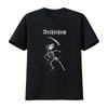 Bethlehem Gothic Skeleton Design T Shirt Unique Dark and Stylish for Lovers Vintage Washed Slightly Top For Everyday Wear