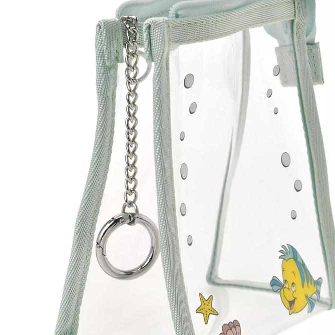 DISNEY Flounder Průhledné pouzdro s karabinou Japonsko NOVÉ Disney Store
