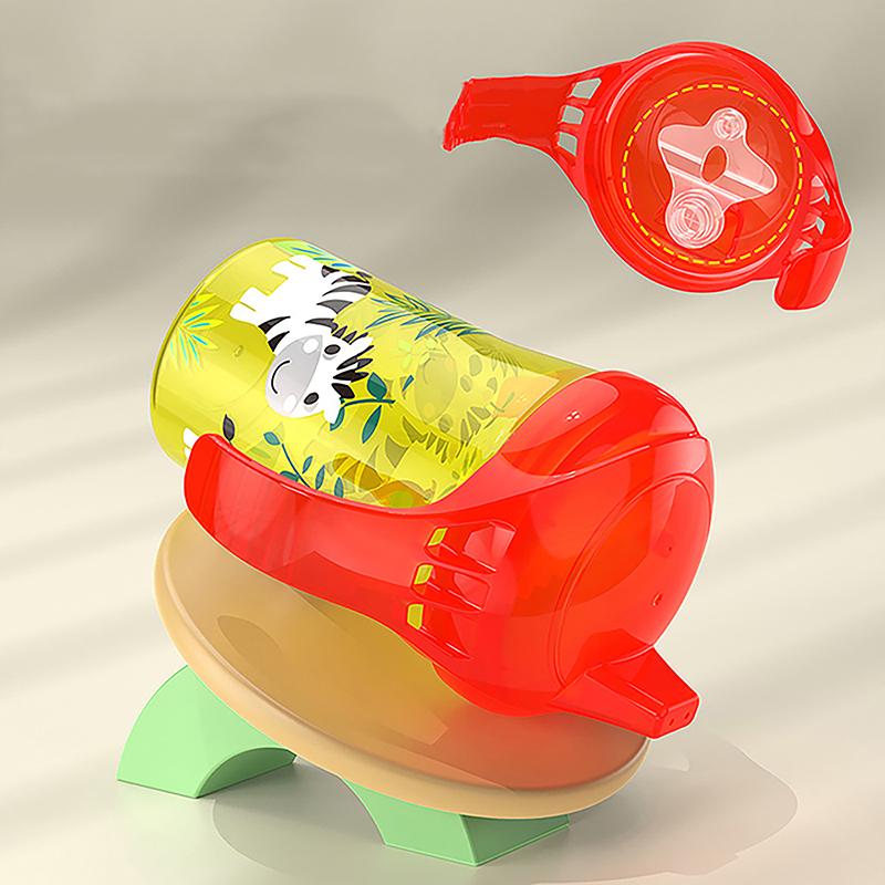 Child Water Bottle Cartoon Printed Baby Duckbill Cup Anti-Choked Kids Learning Drinking Water Leakproof Cup With Spout 260Ml