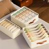 Convenient Cotton Linen Underwear Sorter Space Saving Lingerie Divider Household Panty Organizer Case for Bedroom