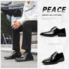 Mens Leather Shoes Luxury Crocodile Pattern Men Business Dress Shoes Casual Social Shoe Male Wedding Footwear