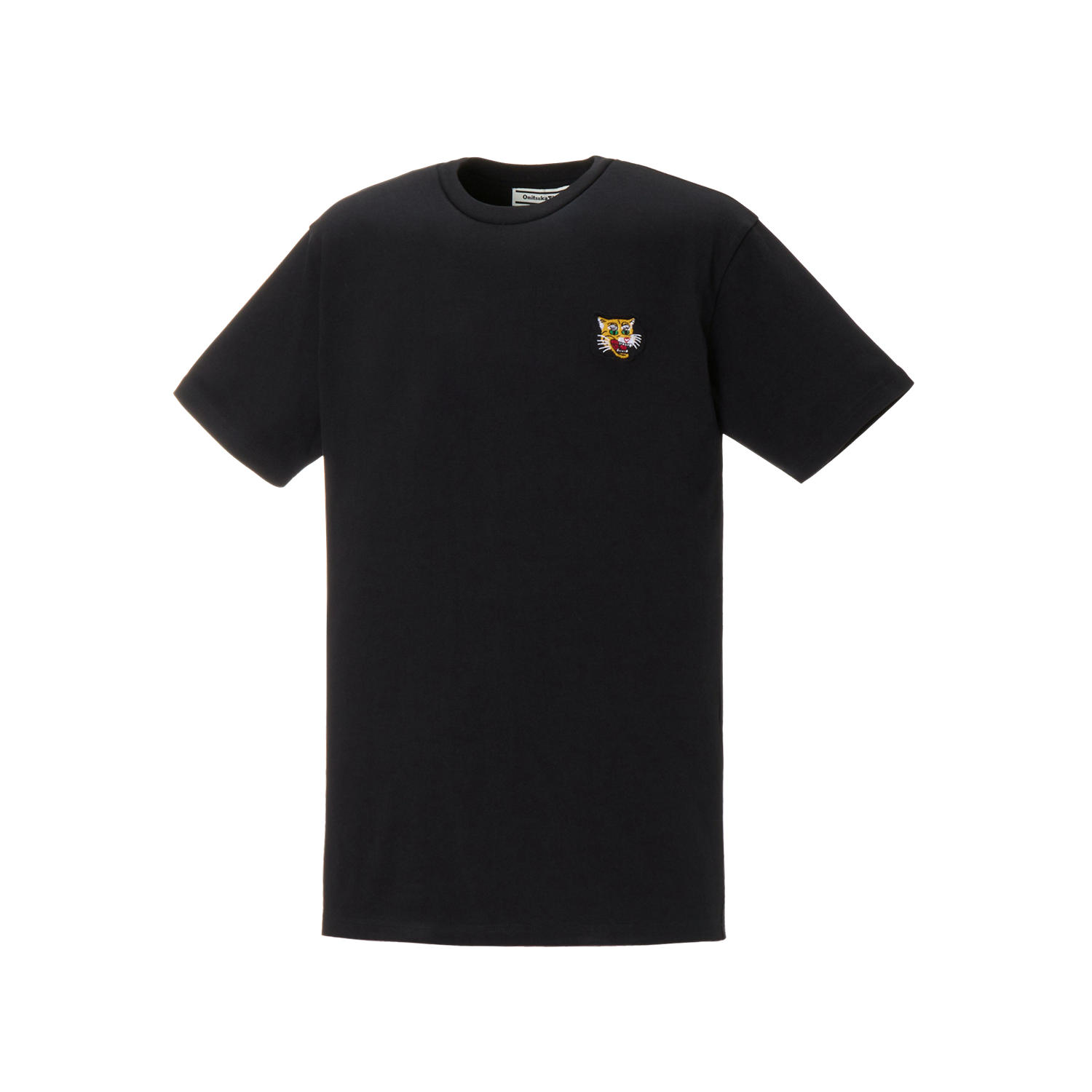 

ONITSUKA TIGER Футболка унисекс с минималистичным логотипом, повседневный пуловер с коротким рукавом 2183B559-001 S