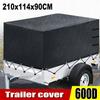 Car Trailer Cover Trailer Tarpaulin High-Sided Cover 210x114x90cm For Stema Opti An F 750 850 High-Tarp Protection For Trailers
