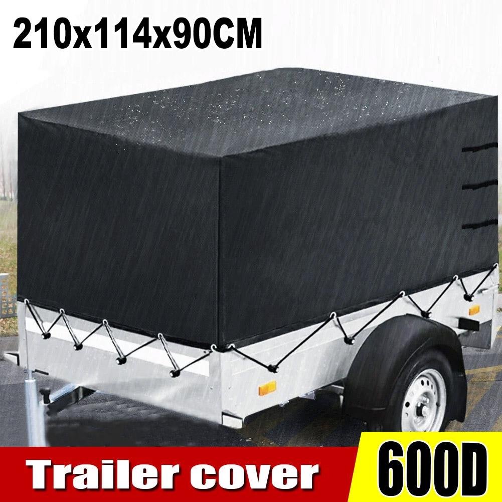 1pc Trailer Tarpaulin High-Sided Cover 210x114x90CM