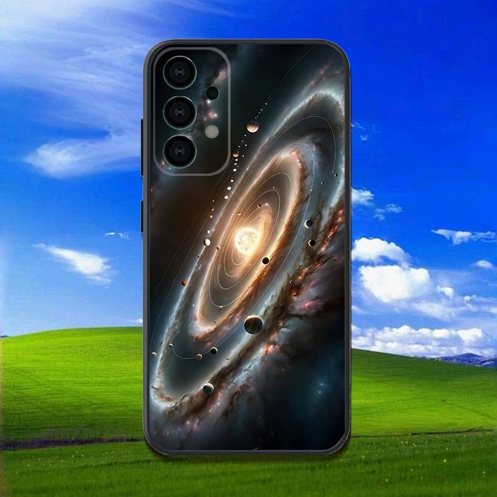 Space For Galaxy Universe Phone Case For Samsung Galaxy A13,A21s,A22,A31,A32,A52,A53,A71,A80,Soft Black Shell