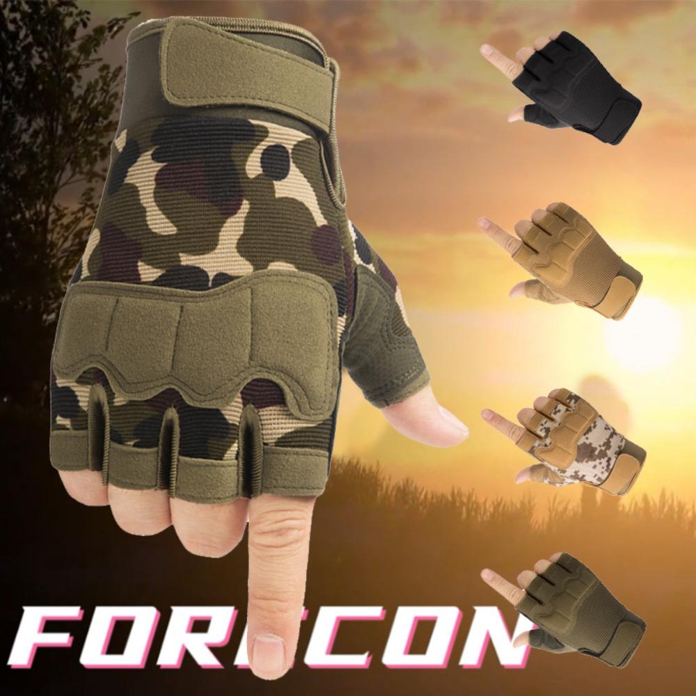 

Children s half-finger gloves tactical gloves men s and women s outdoor riding sports microfiber leather four seasons motorcycle fitness XXL is suitable for adults