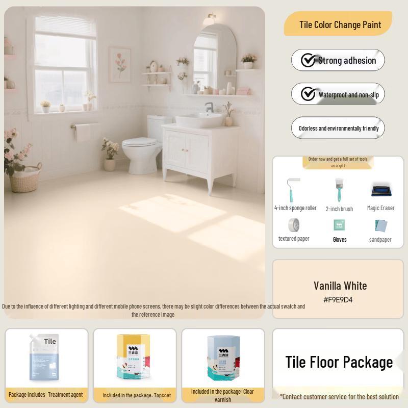 SanQing Water-based Tile Renovation Paint Kit