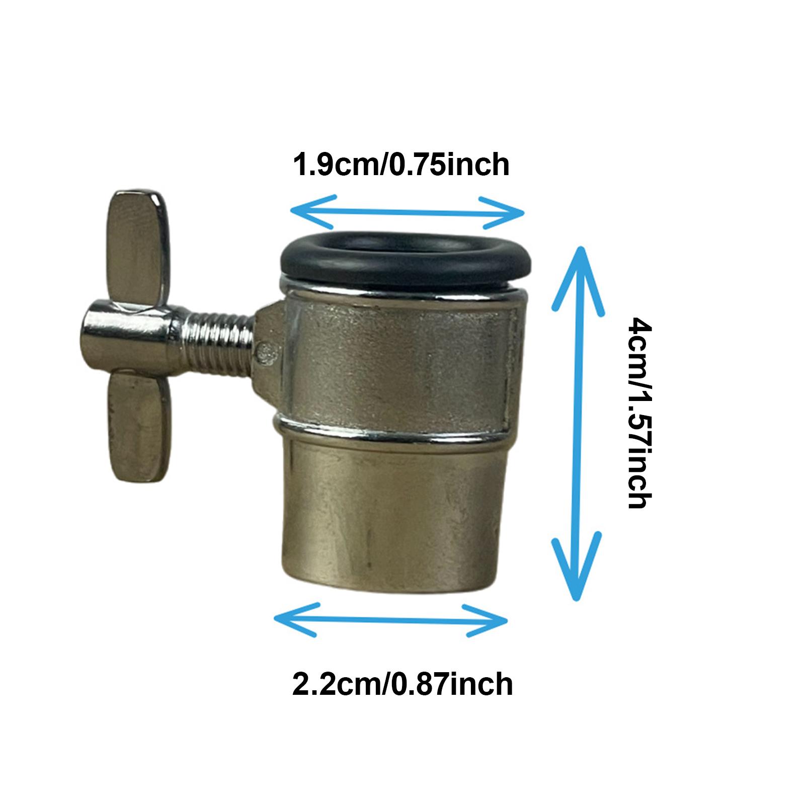 

22mm to 19mm Drum Stand Tube Adapter Sturdy Hardware Joint Reducer for Cymbal Stands Drum Kit Hardware Converter Repair Part