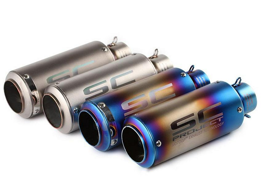 Universal SC Street Motorcycle Exhaust Tailpipe for Yamaha, Kawasaki, Honda