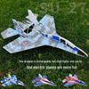 Electric USB Charging Hand-Launched Su-35 Su-27 Boomerang Glider Model Airplane