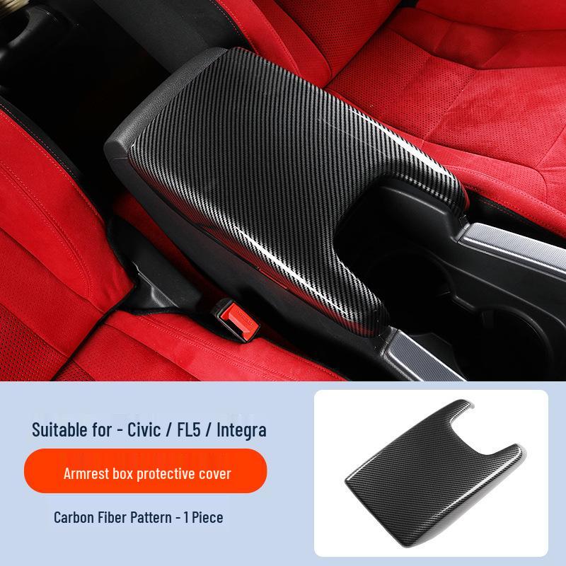 

Stylish Center Armrest Cover for 11th Gen Civic FL5 Manual Transmission