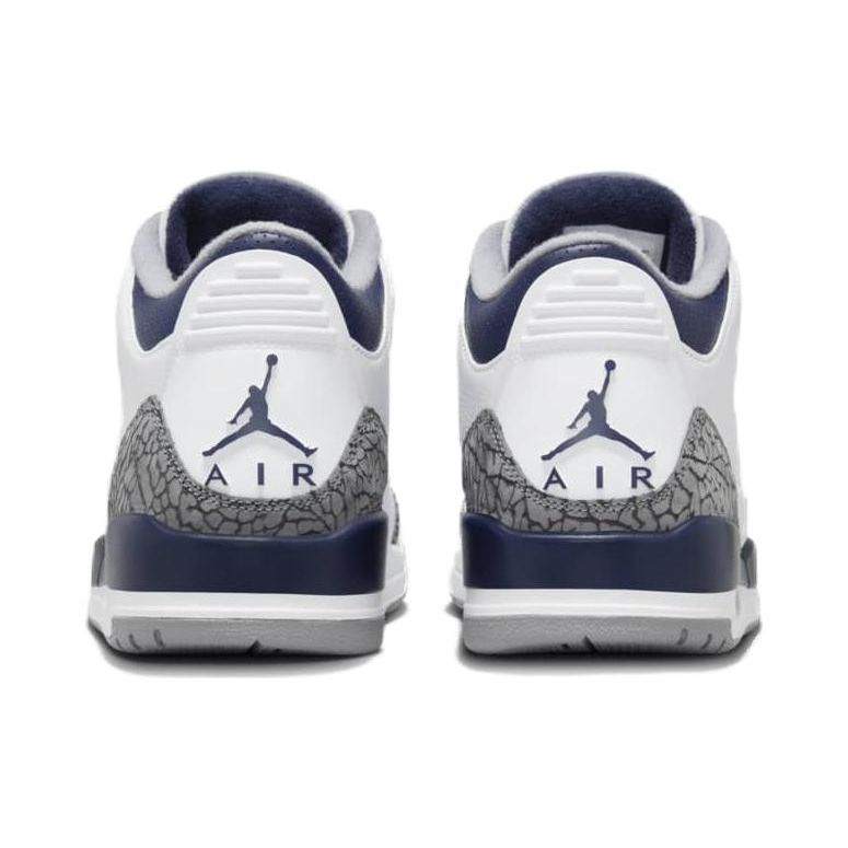 Air Jordan 3 Retro Midnight Navy Pánske tenisky White Cement-Grey Black CT8532-140