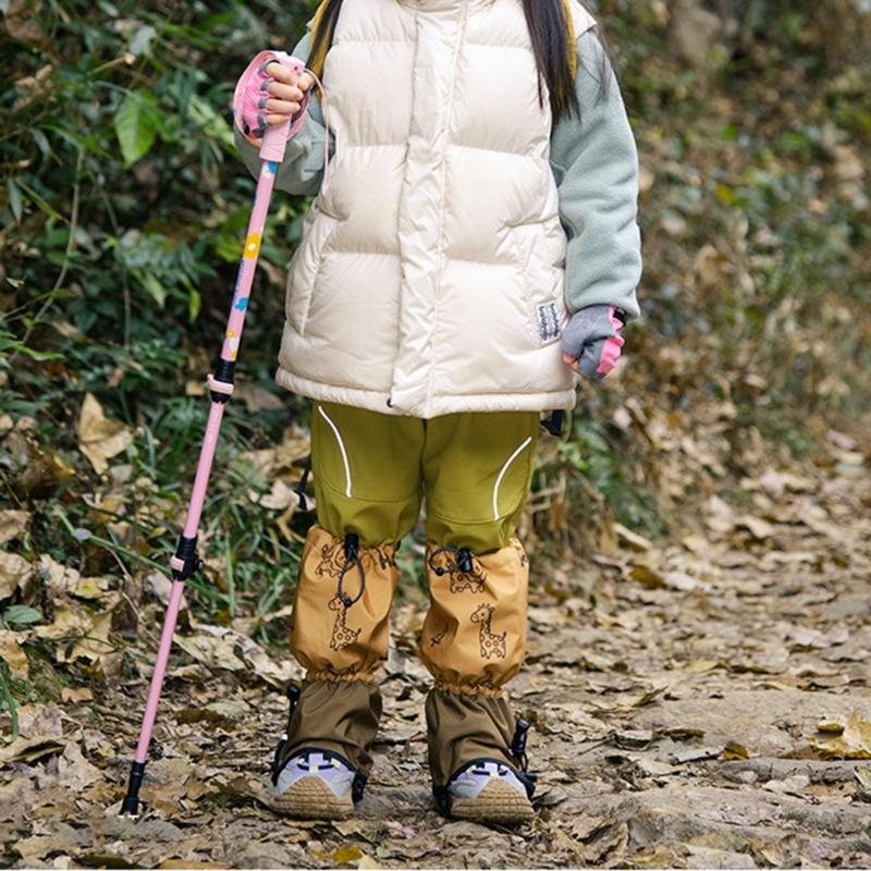 Wasserdichte Schneeschuh-Schutzgamaschen für Kinder für Outdoor-Camping und Wandern Bieten Wärmeisolierung und Traktion