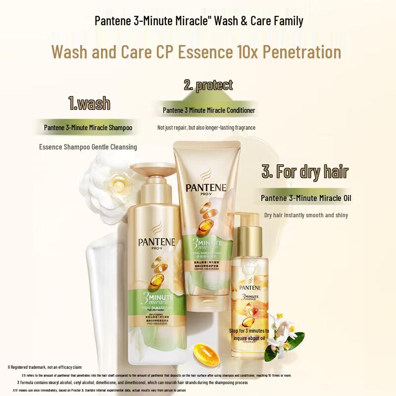 Pantene 3-Minute Miracle Nourishing Hair Care Set