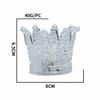 Shiny Crown Glass For Wedding Modern Home Restaurant Candles Holders Ornaments Night Light