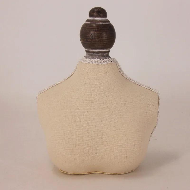 Necklace Display Stand Jewelry Earing Ring Display Chain Bust Stand Scarf Holder Mannequin Model Ornament Bedroom Decoration