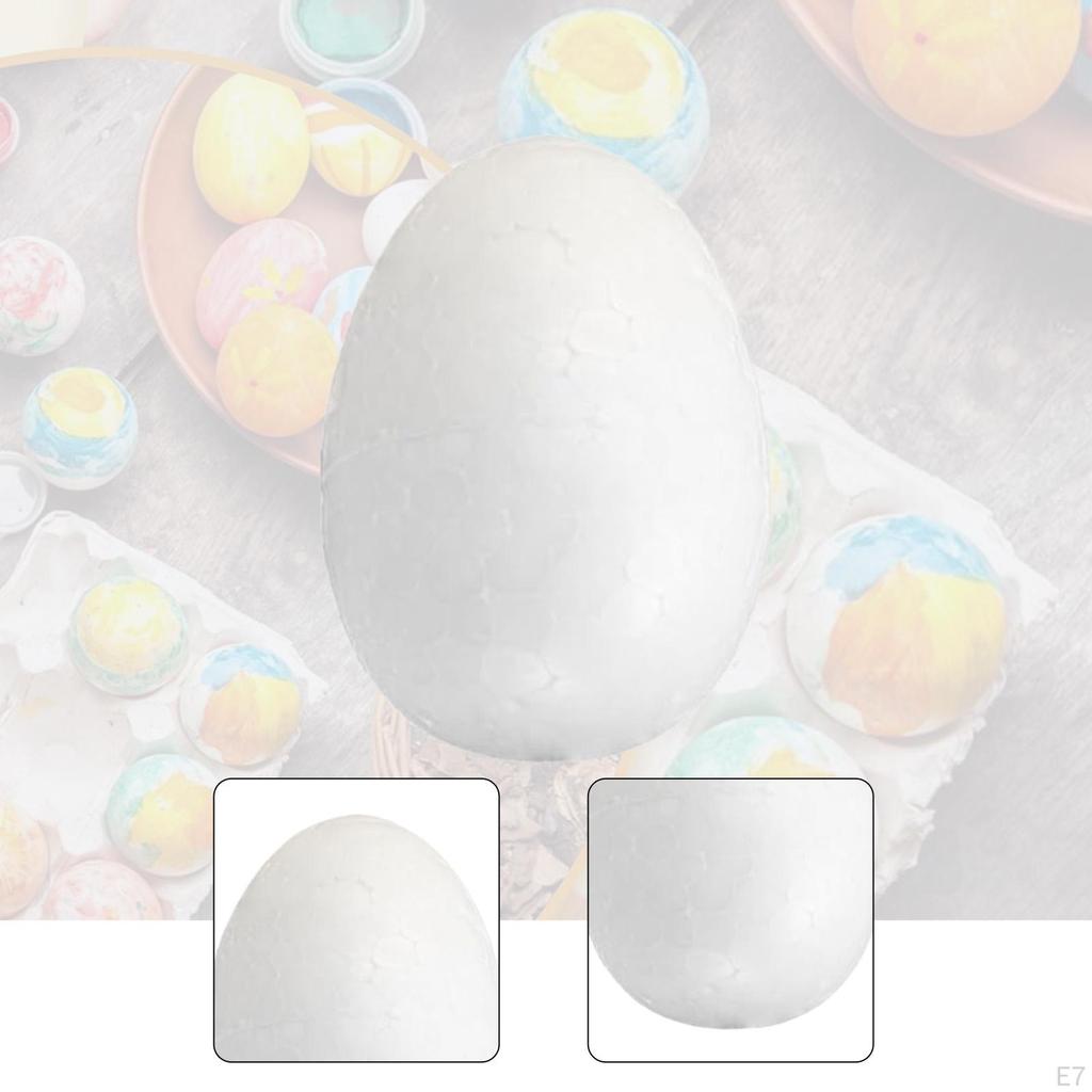 Schaumstoffeier Ostern für Bastelarbeiten Unbemalt Dekorieren Feiertag Schulprojekte