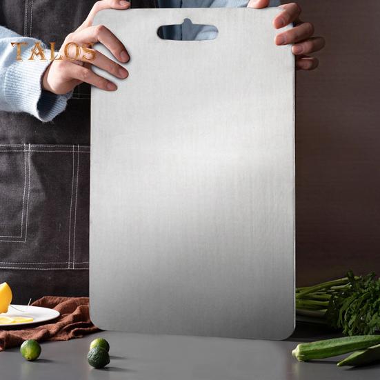 Stainless Steel Cutting Board Heavy Duty Chopping Board Non-Slip Design Easy To Clean Surface Scratch-Resistant Various Sizes Available Kitchen