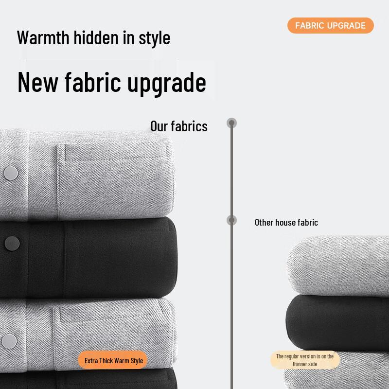 Mark Fairwhale Men's Fleece-Lined Flannel Work Shirt