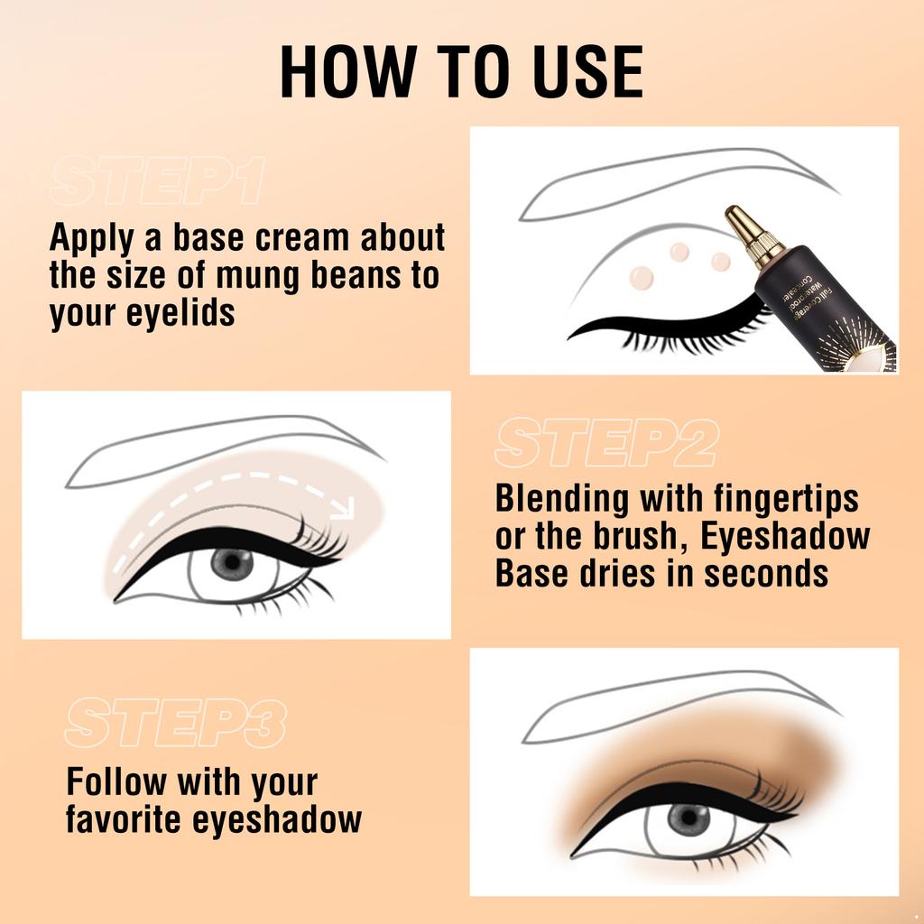 Single 12ml Eye Makeup Pre-Base – Concealer & Brightener 2-in-1 – Long-Lasting Eyeshadow Primer