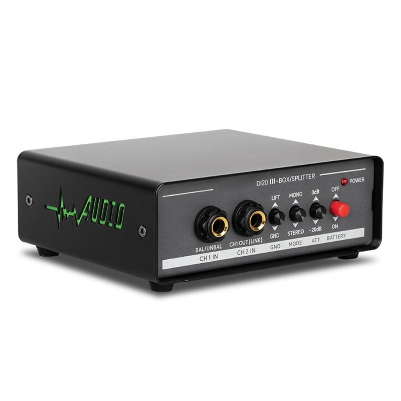 

High Performances DI20 DI BOX Signal Converters for Audios Equipment Eliminates Ground Looping Noise in Recording 1