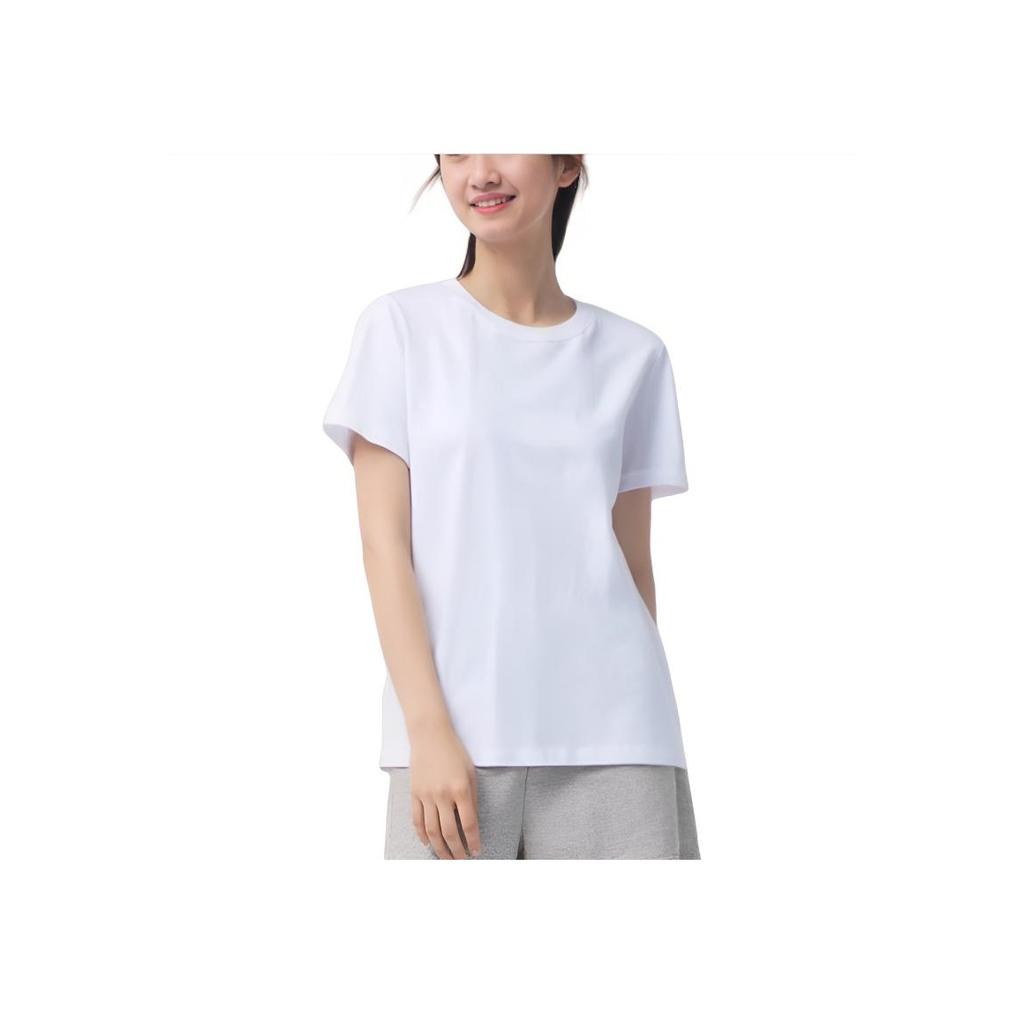Nike Casual Sports Round Neck Short Sleeve T-Shirt Women Tops White CD2605100