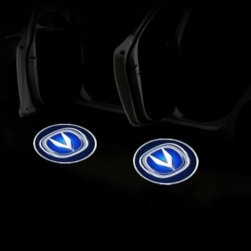 

2PCS Universal Car Door Led Welcome Laser Projector Logo Lights Car Goods Accessories Decoration For Changan CS15 CS35 CS55 CS75 2PCS