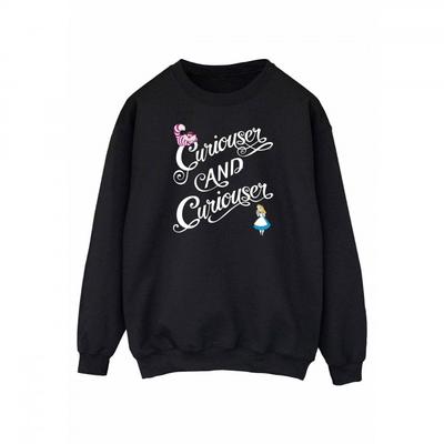 Womens/Ladies Curiouser Cotton Sweatshirt