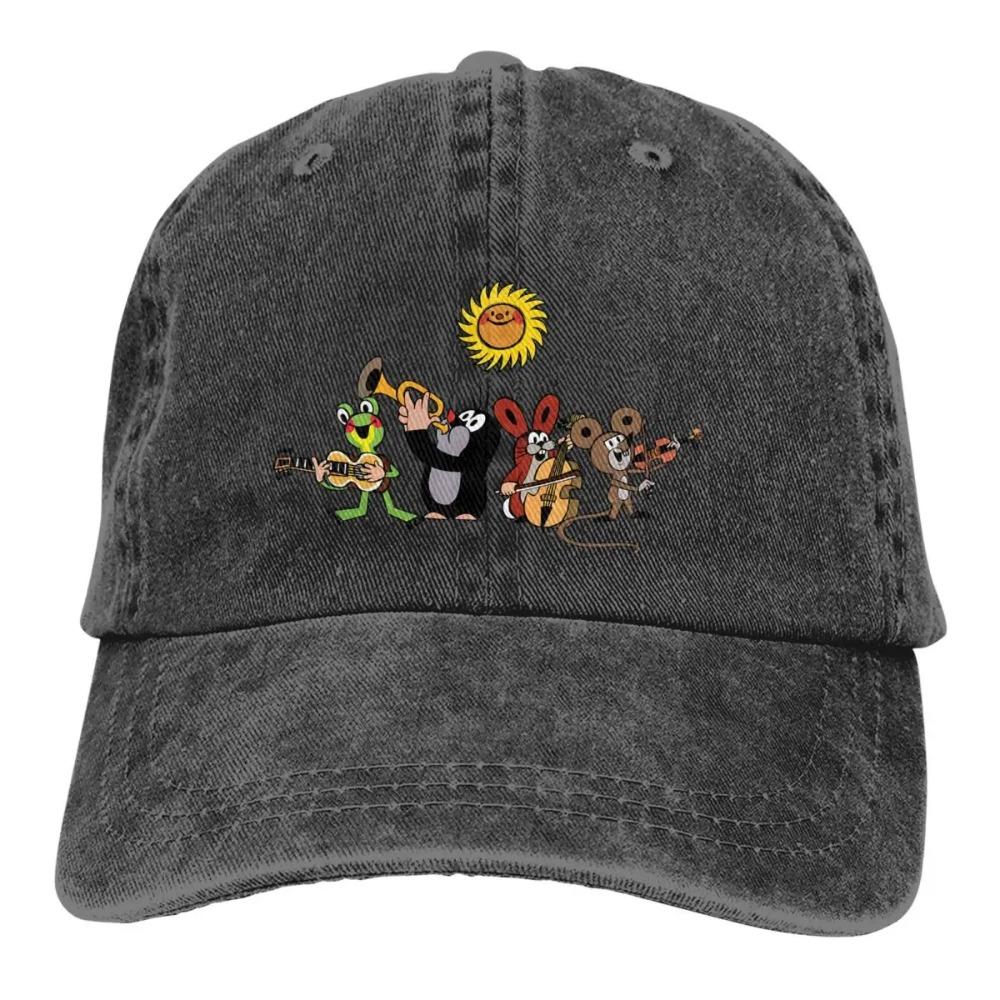 The Little Mole Multicolor Hat Peaked Women's Cap Krtek Personalized Visor Protection Hats