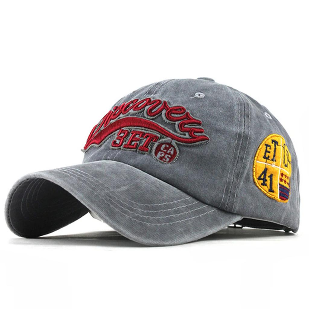 Women 3Et Letter Print Embroidery Wash Baseball Caps Spring Autumn Outdoor Use Adjustable Casual Hats Dad Hat Sunscreen Hat For Men And