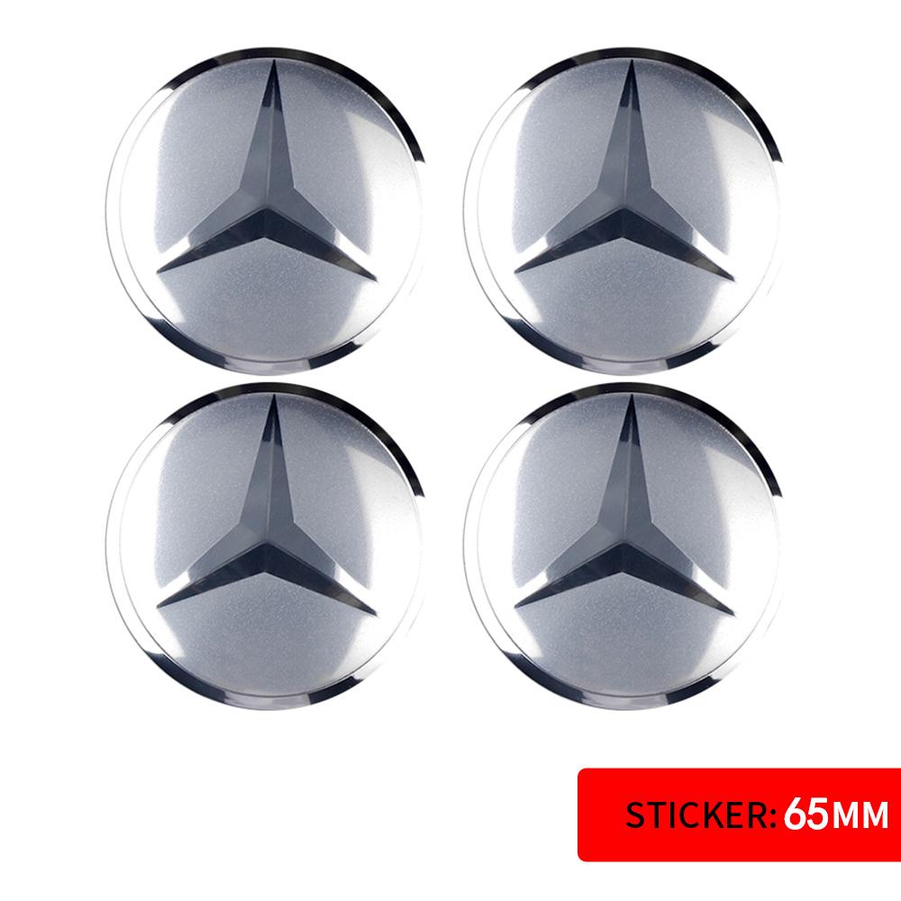 56/60/65MM Car Sticker Wheel Center Covers Hub Cap Emblem Decoration Decal for Mercedes Benz AMG W212 W204 W211 W124 A B S Class