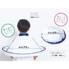 Aimedia Hair Cutting Cape Easy Clean 72cm Diameter Anti Static Compact Storage