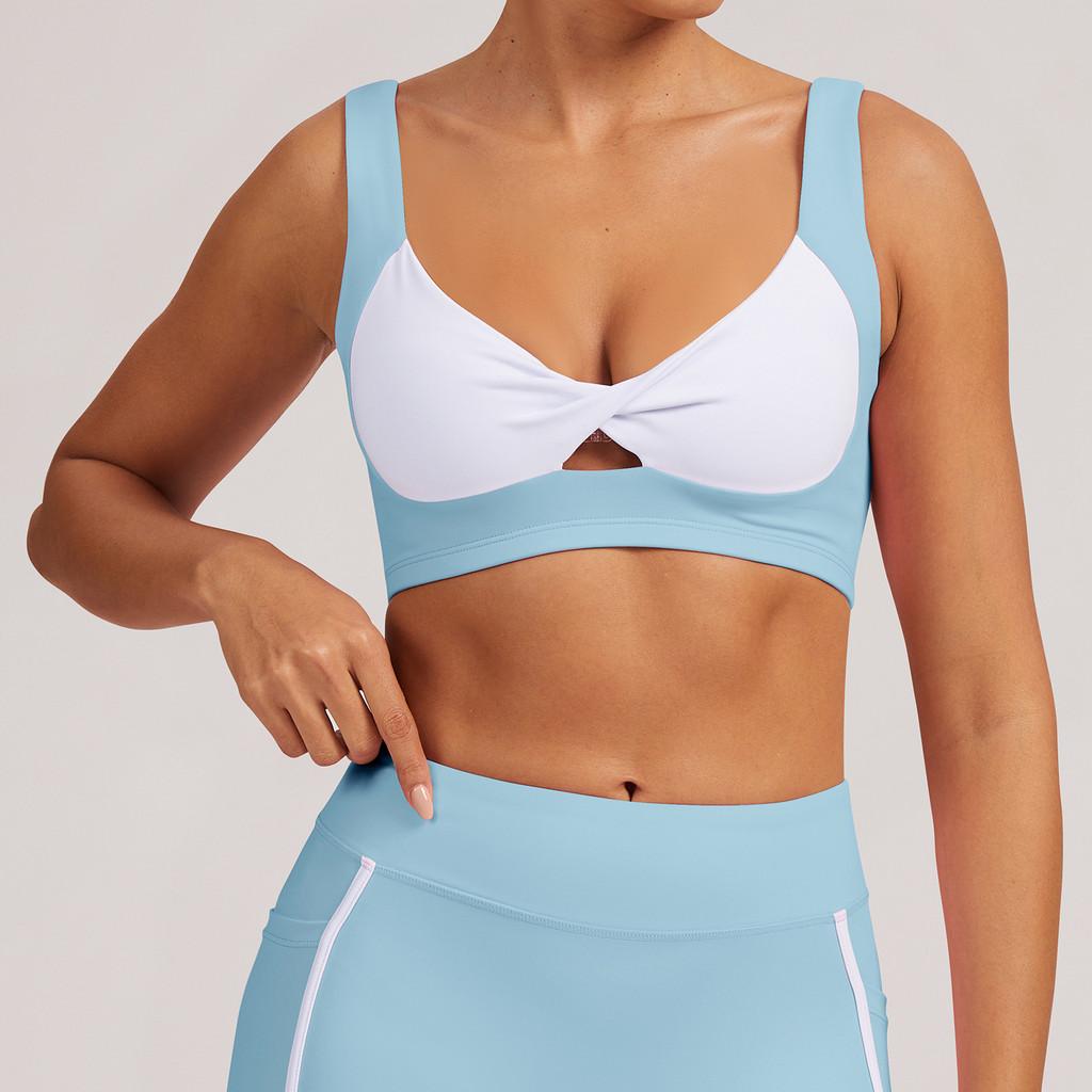 Youth Women Sports Bra With Seamless Design For Running And Yoga Fitness